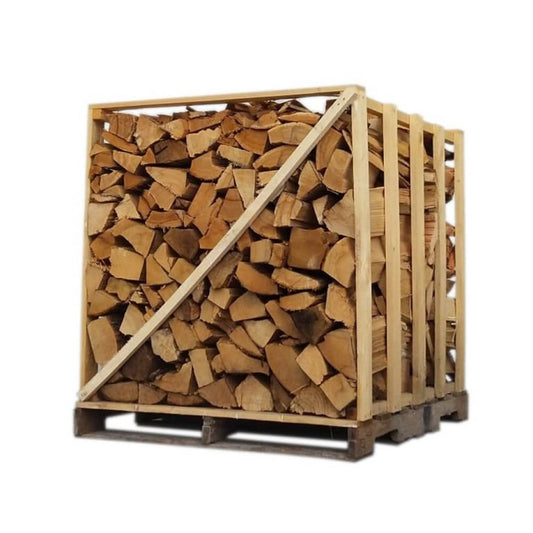 Tronchetti da 50 cm – Mix 80% legni duri, 1 bancale = 1,5 steri (1,2 m³)