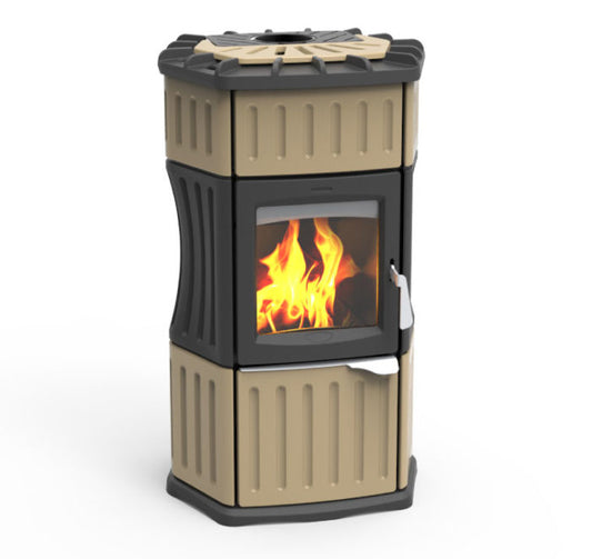 Lincar Stufa Legna Monella 184 Beige Lucido