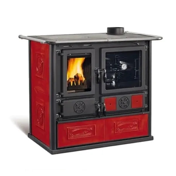 Nordica Cucina Legna Rosa Xxl Vst .16 Maiolica Bordeaux