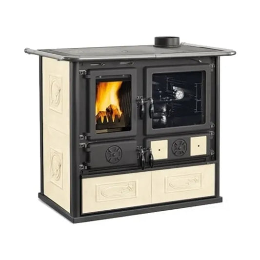Nordica Cucina Legna Rosa Vst .16 Ceramica Panna