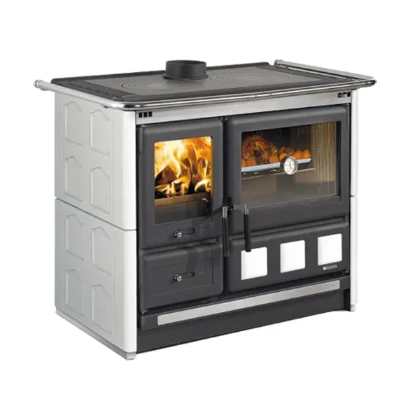 Nordica Cucina Legna Rosa XXL VST .16 Maiolica Bianco Infinity