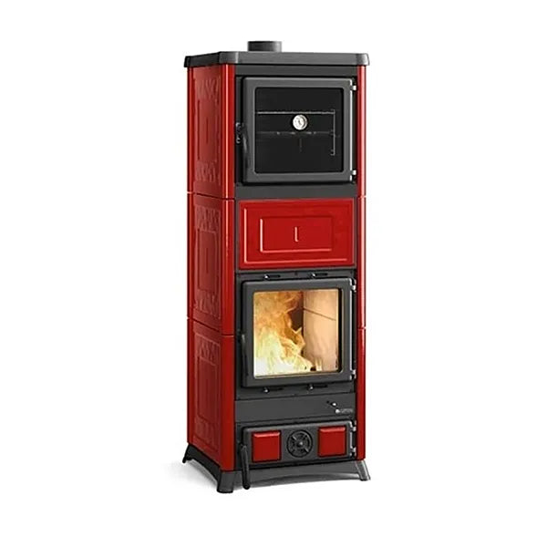 Nordica Stufa Legna Nova Forno .16 Bordeaux